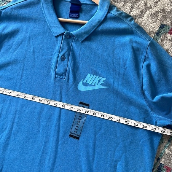 Nike Style Retro Logo Distressed Look Polo Shirt Size XXL New With Tags - Picture 8 of 9